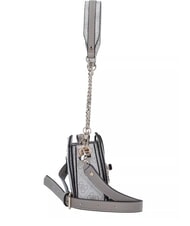 GUESS ZAMIRA  Bolso de hombro, con correa para el hombro logotipo de color topo oscuro - Bolsos Mujer - 3