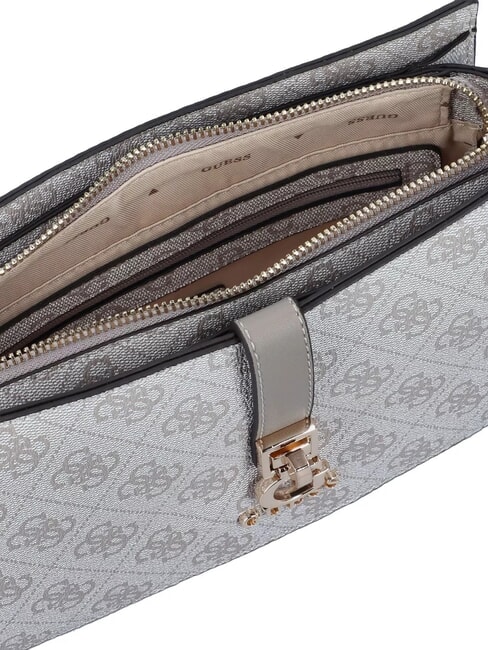 ZAMIRA  Bolso de hombro, con correa para el hombro logotipo de color topo oscuro - Bolsos Mujer
