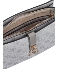 GUESS ZAMIRA  Bolso de hombro, con correa para el hombro logotipo de color topo oscuro - Bolsos Mujer - 4