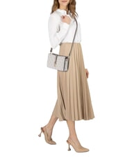 GUESS ZAMIRA  Bolso de hombro, con correa para el hombro logotipo de color topo oscuro - Bolsos Mujer - 6