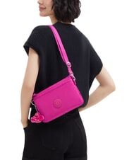 KIPLING RIRI S Bolso mini plano Fucsia brillante - Bolsos Mujer - 6