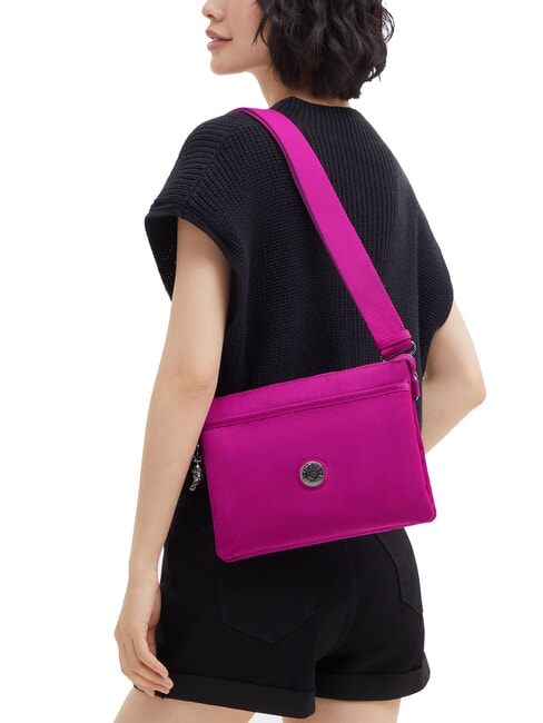 RIRI L Bolso de hombro plano noche fucsia - Bolsos Mujer