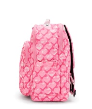 KIPLING SEOUL COLLEGE Mochila con bolsillo para portátil de 15" Corazones adorables - Mochilas Escuela & Tiempo Libre - 4