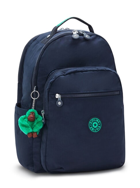 SEOUL Mochila con bolsillo para portátil de 15" bloque azul verde - Mochilas Escuela & Tiempo Libre