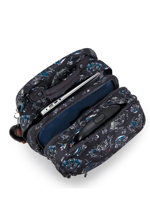 SARI Mochila trolley estampada carrera divertida en la jungla - Mochilas con ruedas