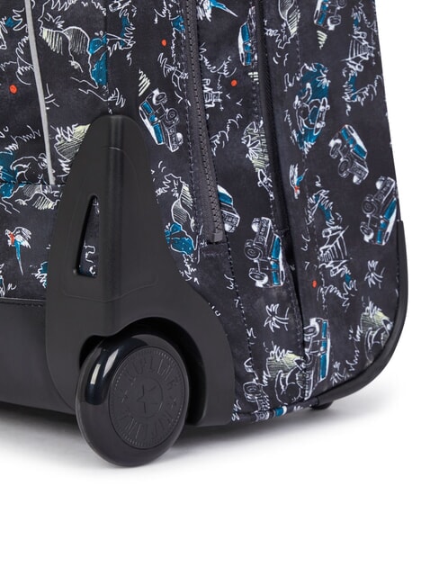 SARI Mochila trolley estampada carrera divertida en la jungla - Mochilas con ruedas