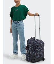 KIPLING SARI Mochila trolley estampada carrera divertida en la jungla - Mochilas con ruedas - 6