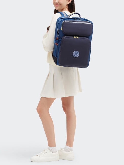 SCOTTY Mochila grande para pc de 15" bloque azul de fantasía - Mochilas Escuela & Tiempo Libre