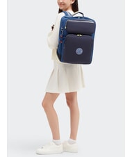 KIPLING SCOTTY Mochila grande para pc de 15" bloque azul de fantasía - Mochilas Escuela & Tiempo Libre - 6