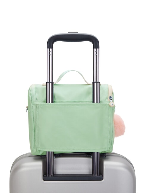 NEW KICHIROU Bolsa de almuerzo con bandolera verde suave metalizado - Bolsas y accesorios  niños