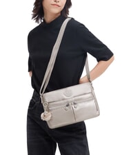 KIPLING NEW ANGIE Bolso bandolera multibolsillos resplandor de metal - Bolsos Mujer - 6