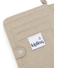 KIPLING MONEY LOVE Cartera mediana Firma en relieve beige - Carteras Mujer - 3