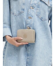 KIPLING MONEY LOVE Cartera mediana Firma en relieve beige - Carteras Mujer - 6