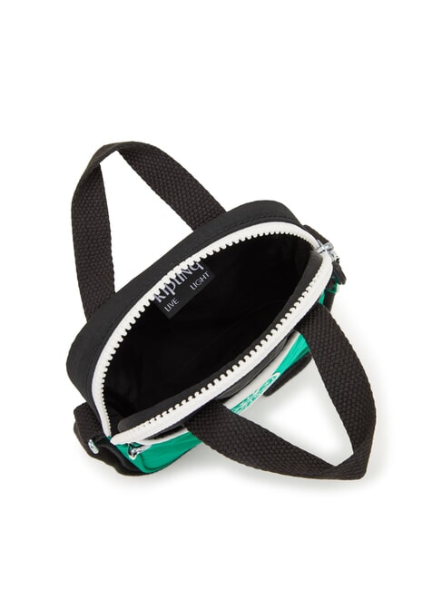 LEVY Micro bolsa para smartphones bloque negro verde oscuro - Bolsos Mujer