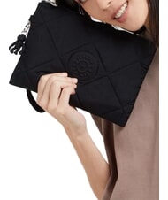 KIPLING FANCY Bolso de mano con puño colcha negra cósmica - Bolsos Mujer - 6