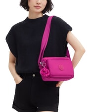 KIPLING ABANU M bolsa de hombro Fucsia brillante - Bolsos Mujer - 6