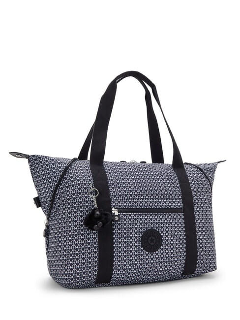 ART Bolso bandolera grande Impresión de firma - Bolsos Mujer