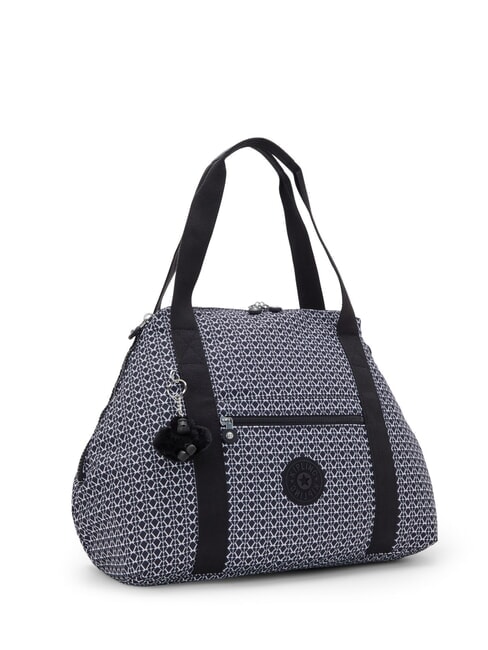 ART Bolso bandolera grande Impresión de firma - Bolsos Mujer