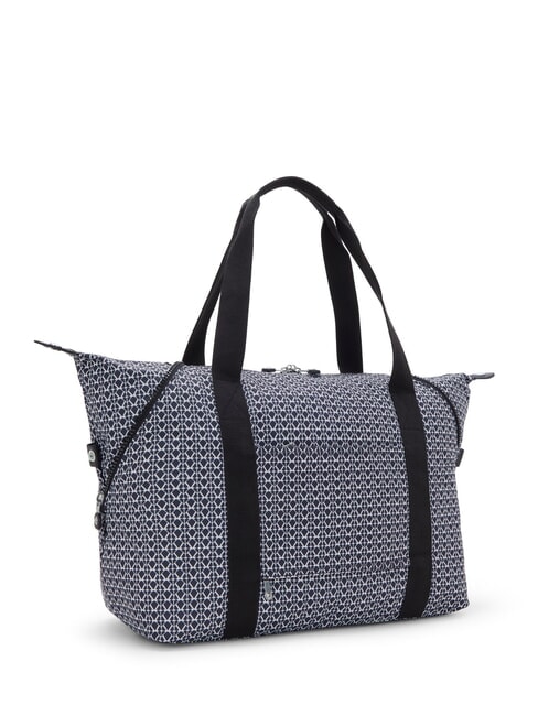 ART Bolso bandolera grande Impresión de firma - Bolsos Mujer