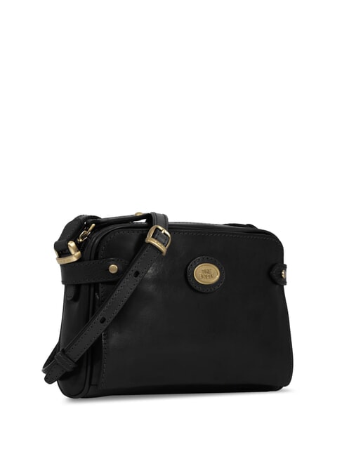 STORY Mini bolso bandolera en piel Oro negro - Bolsos Mujer