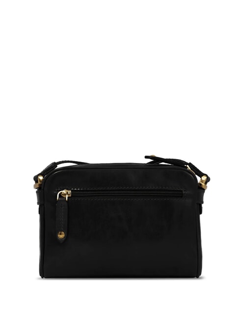 STORY Mini bolso bandolera en piel Oro negro - Bolsos Mujer