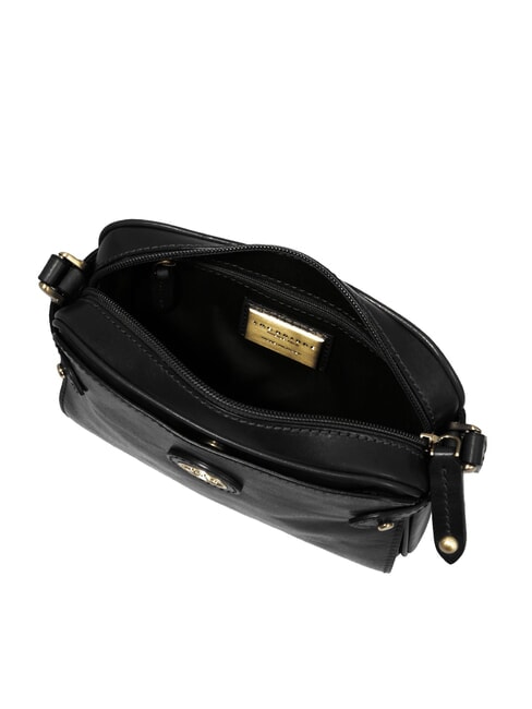 STORY Mini bolso bandolera en piel Oro negro - Bolsos Mujer