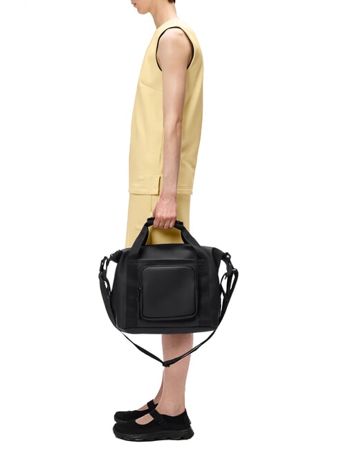 TEXEL Bolsa de lona con correa para el hombro negro - Bolsas de viaje