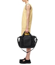 RAINS TEXEL Bolsa de lona con correa para el hombro negro - Bolsas de viaje - 5