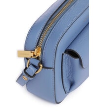 COCCINELLE BEAT SOFT Minibolso de piel con textura azul - Bolsos Mujer - 3