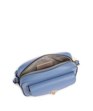 COCCINELLE BEAT SOFT Minibolso de piel con textura azul - Bolsos Mujer - 4