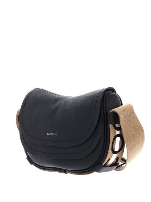 RAQUEL S Mini bolso de hombro, en piel negro/cuero - Bolsos Mujer