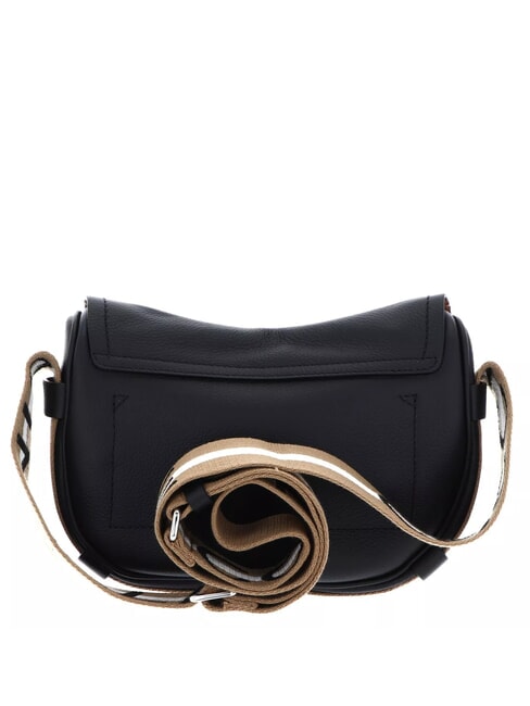 RAQUEL S Mini bolso de hombro, en piel negro/cuero - Bolsos Mujer
