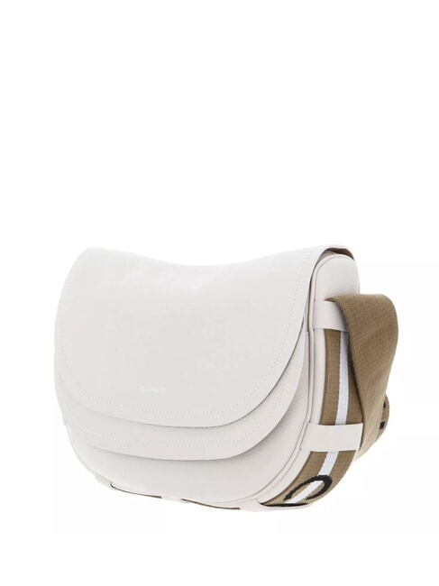 RAQUEL S Mini bolso de hombro, en piel blanco/piel - Bolsos Mujer