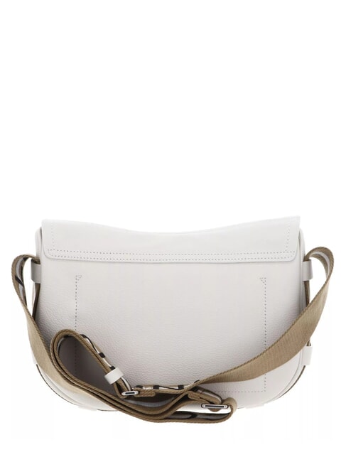 RAQUEL S Mini bolso de hombro, en piel blanco/piel - Bolsos Mujer