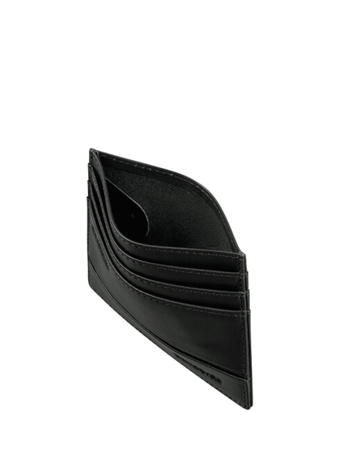 FLAGGED 2.0 SLG  Tarjetero de piel NEGRO - Carteras Hombre