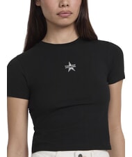 GUESS JEANS SS CN EMB STAR  camisetas jetbla - camiseta - 3