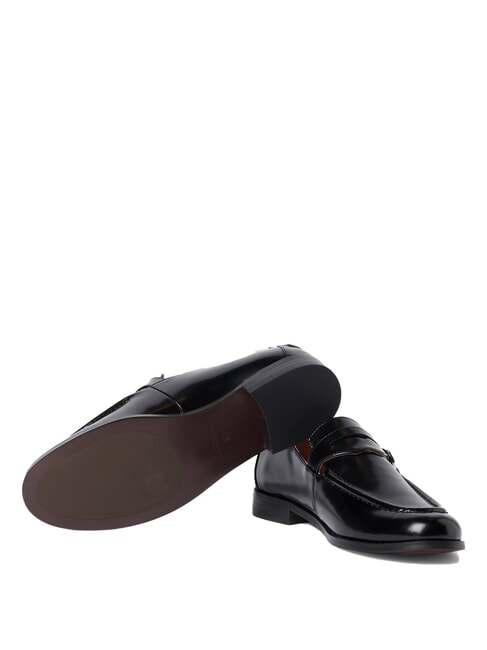 LORD SHINY  Mocasines de piel negro - Zapatos Mujer