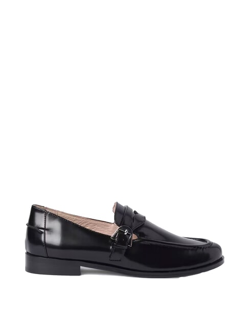 LORD SHINY  Mocasines de piel negro - Zapatos Mujer