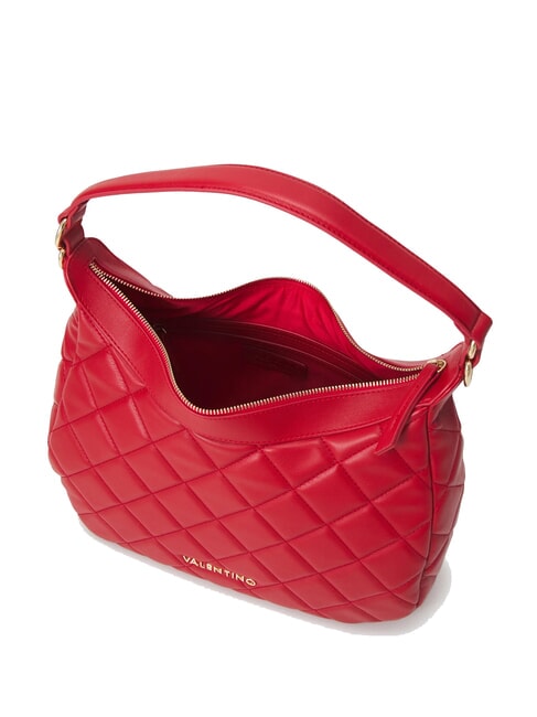 OCARINA Bolso Hobo Acolchado con Correa para el Hombro rojo - Bolsos Mujer