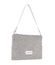 MARIO VALENTINO NABILAH Bolso de mano con pedrer&iacute;a y bandolera plata - Bolsos Mujer - 3
