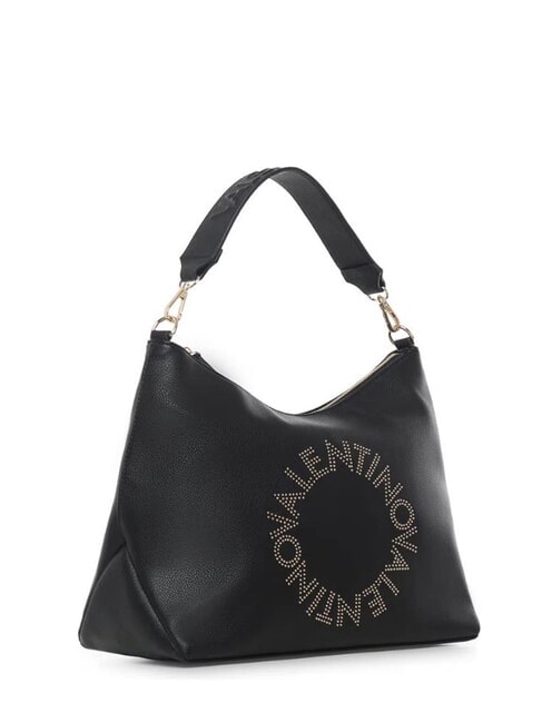 PIE RE Bolso de hombro con tachuelas negro - Bolsos Mujer