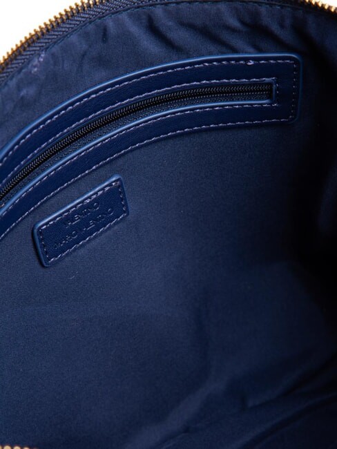 OCARINA Cartera de mano acolchada tipo sobre azul - Bolsos Mujer