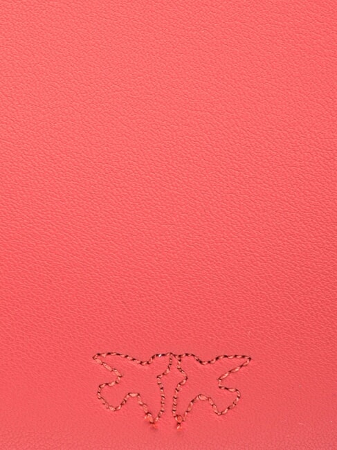 HALF MOON BABY Bolso de hombro de piel coral. oro antiguo picante - Bolsos Mujer