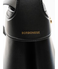 BORBONESE ARMOR  Bolso de mano, con bandolera, en piel. negro - Bolsos Mujer - 4
