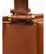 BORBONESE L ECLAIR  Bolso de hombro Maxi, en piel Coco - Bolsos Mujer - 3