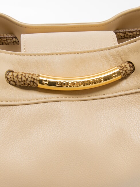 FILO  Bolso de hombro, de piel arena - Bolsos Mujer