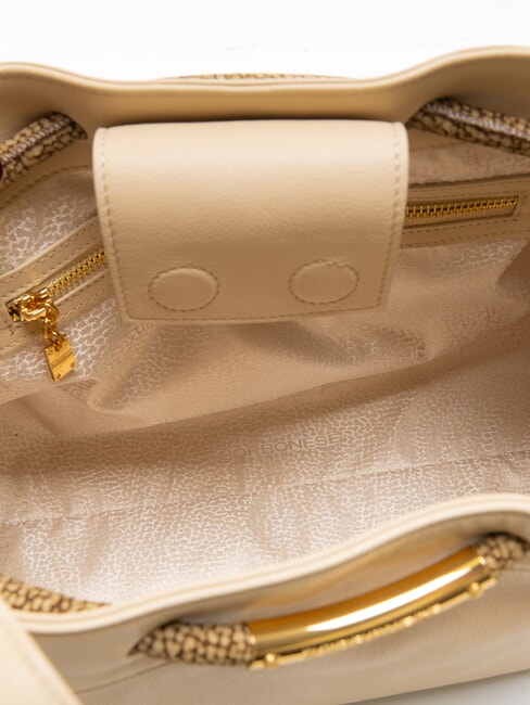 FILO  Bolso de hombro, de piel arena - Bolsos Mujer