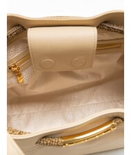 BORBONESE FILO  Bolso de hombro, de piel arena - Bolsos Mujer - 5