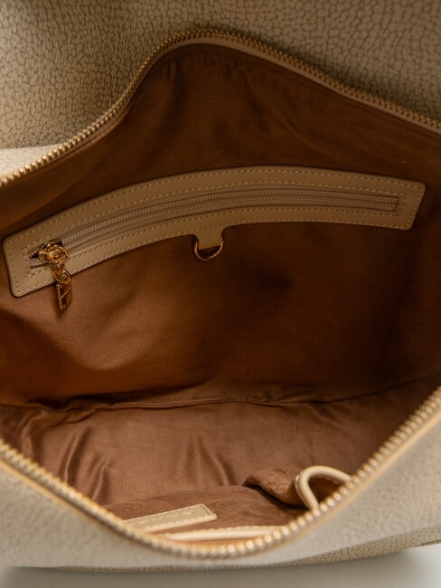 NUEVE COATED OP SOFT  Bolso de hombro arena - Bolsos Mujer