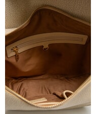 BORBONESE NUEVE COATED OP SOFT  Bolso de hombro arena - Bolsos Mujer - 6